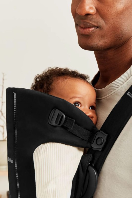 BABYBJORN MINI Woven – nosidełko, Czarny
