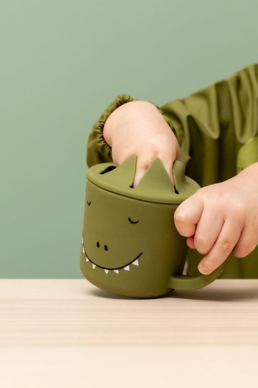Dinozaur Silikonowy Kubek na Przekąski Trixie Baby