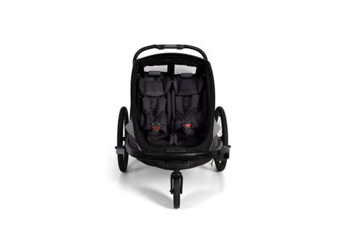 Hamax - Przyczepka rowerowa COCOON, podwójna - Grey/black