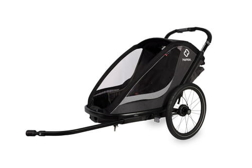 Hamax - Przyczepka rowerowa COCOON, podwójna - Grey/black