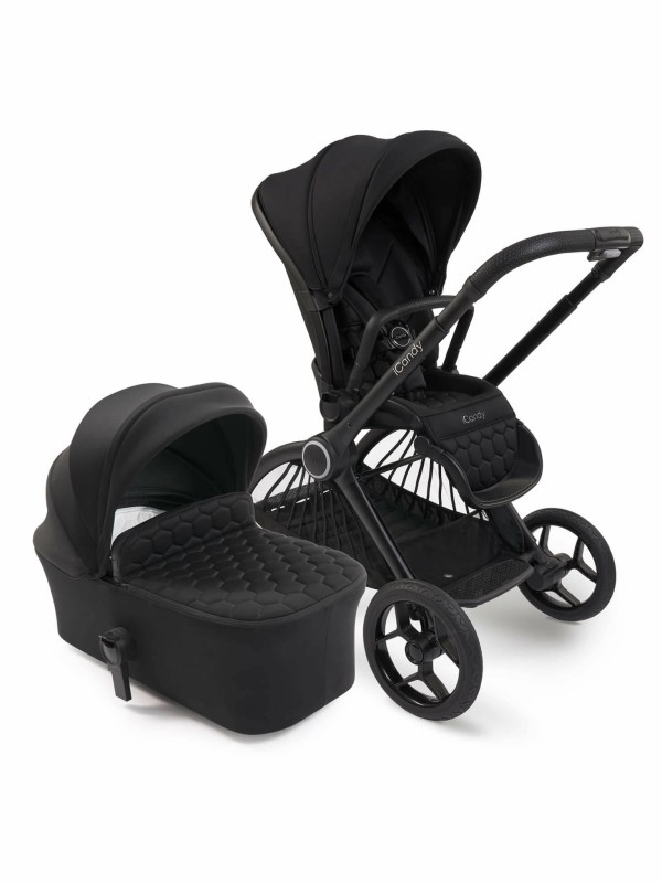 Wózek głęboko-spacerowy iCandy Core black - kompletny zestaw