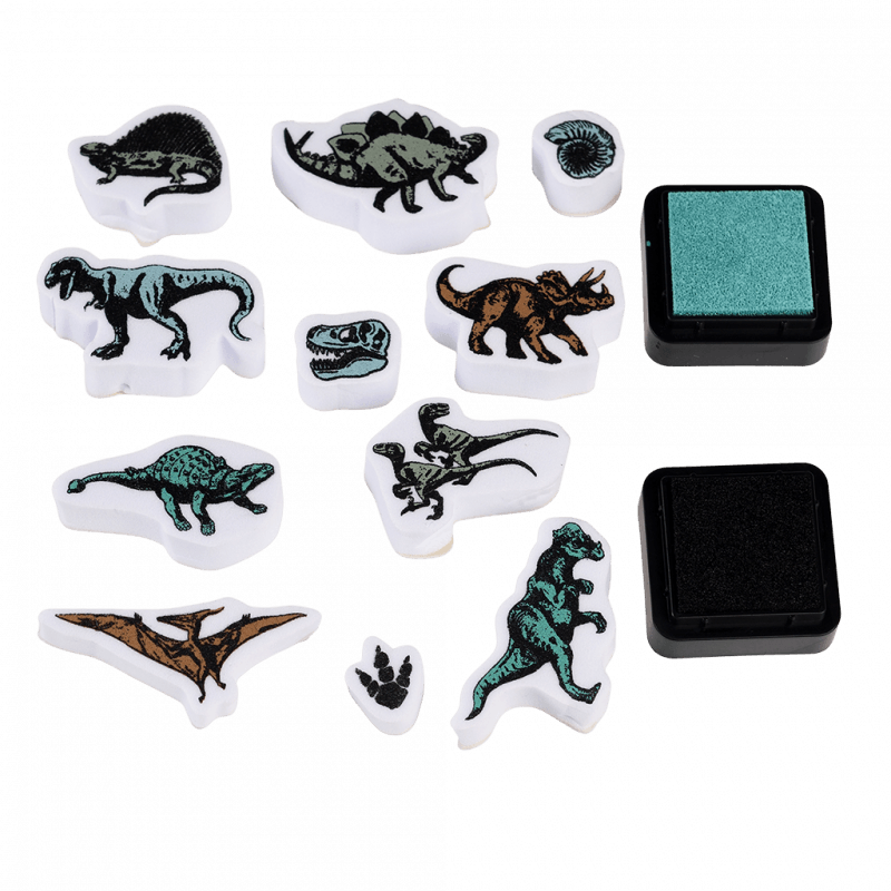 Stempelki dla dzieci 11 szt. Dinozaury 3+ Rex London
