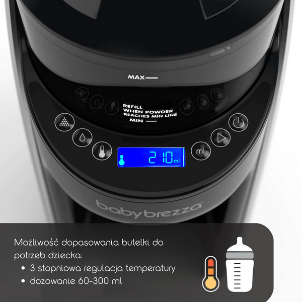 Ekspres do mleka Formula Pro Advanced All Black Baby Brezza