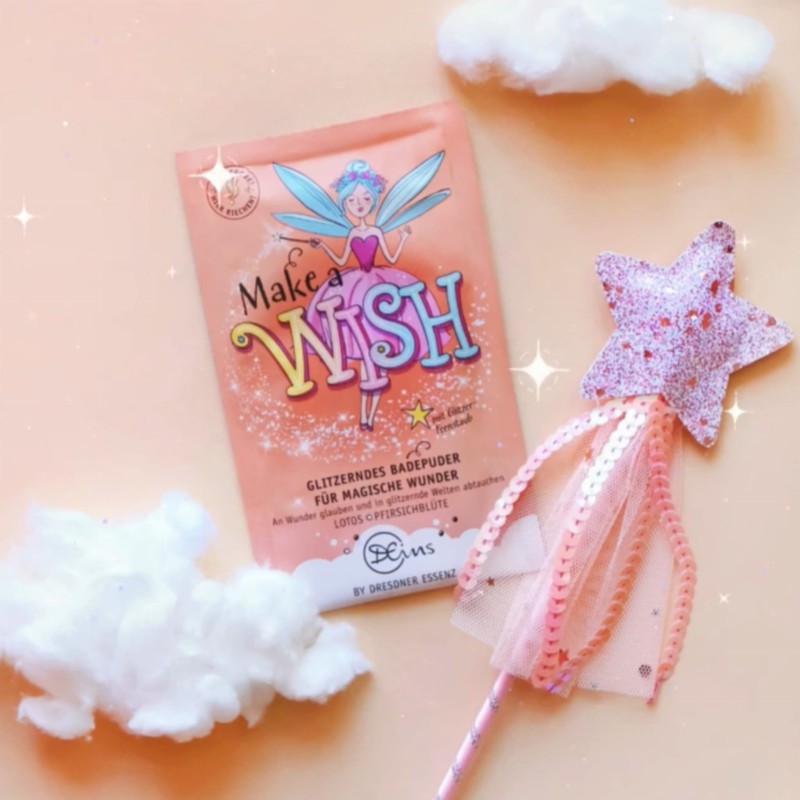 Puder do kąpieli z brokatem Make a Wish 60g Dresdner Essenz