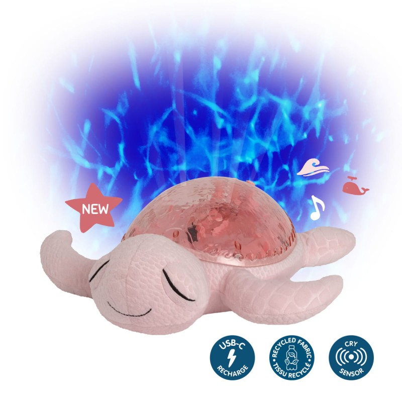Projektor z pozytywką Żółw podwodny różowy ECO Tranquil Turtle Cloud B
