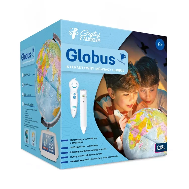 Czytaj z Albikiem interaktywny mówiący Globus