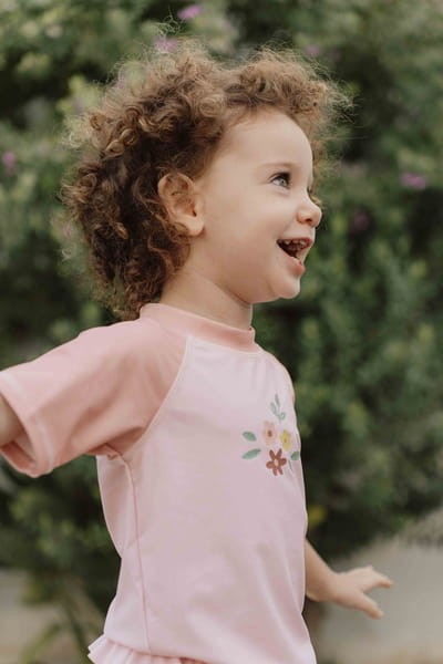 Koszulka do kąpieli Flower Pink 98/104 Little Dutch
