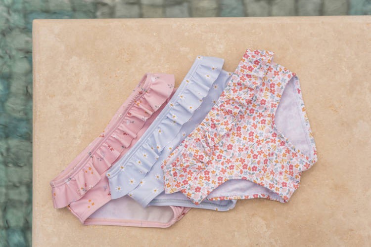 Kąpielówki Multi color 74/80 Summer Flowers Little Dutch