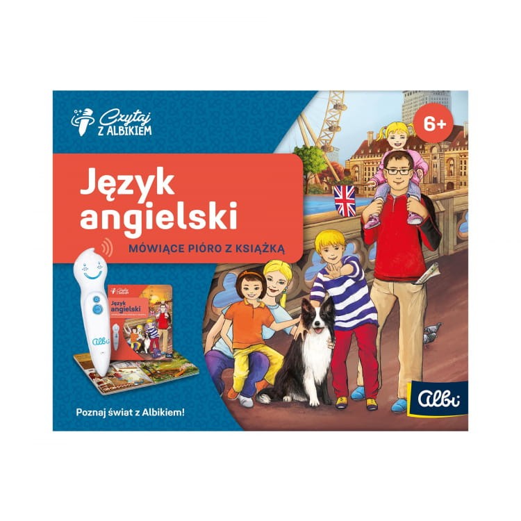 Czytaj z Albikiem Język Angielski zestaw z piórem (OUTLET)