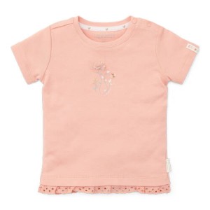 T-shirt z krótkim rękawem Flower Pink 104 Little Dutch