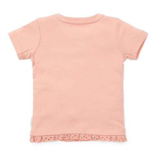 T-shirt z krótkim rękawem Flower Pink 104 Little Dutch