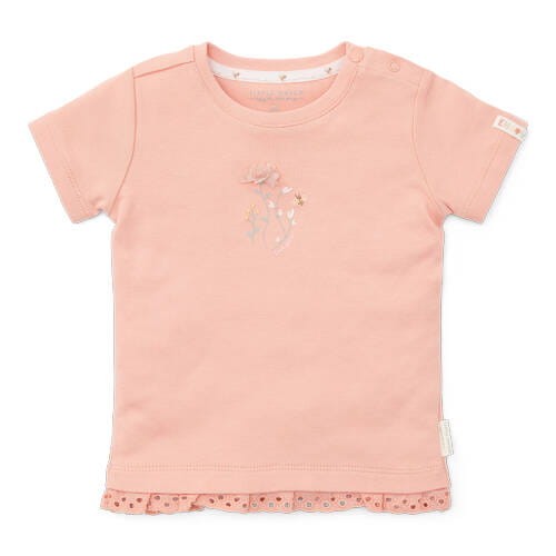 T-shirt z krótkim rękawem Flower Pink 86 Little Dutch