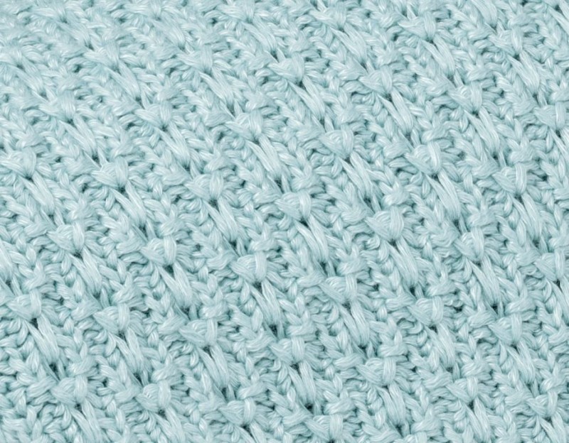 Bambusowy kocyk vintage mint 80x100 - chain my memi