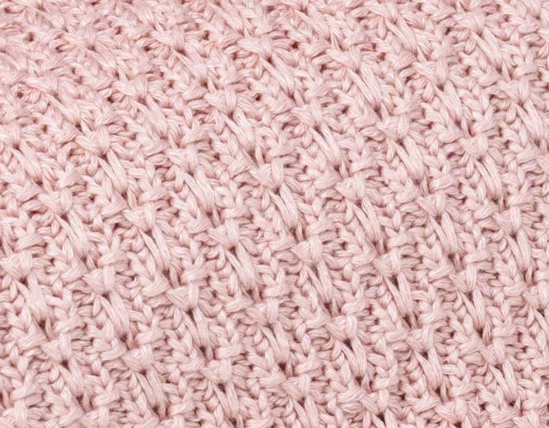 Bambusowy kocyk powder pink 80x100 - chain my memi