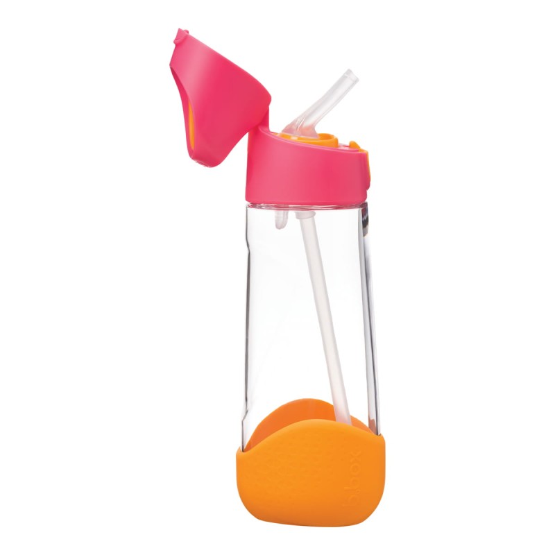 Butelka na wodę tritanowa ze słomką 600ml Strawberry Shake b.box