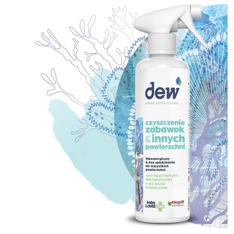 Środek dezynfekujący do zabawek i innych powierzchni 500ml dew
