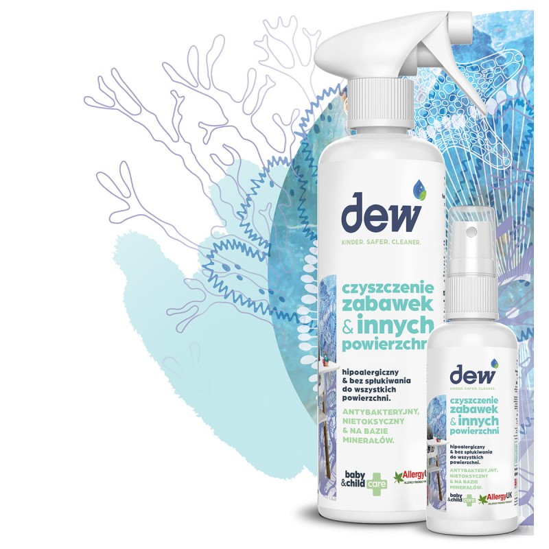 Środek dezynfekujący do zabawek i innych powierzchni 500ml dew