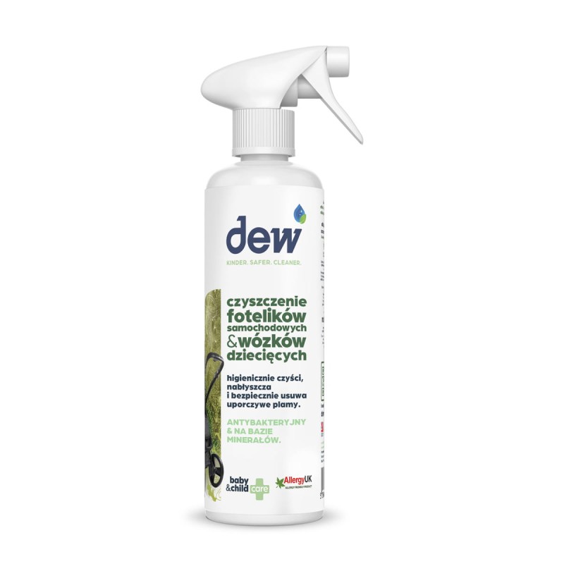 Środek do czyszczenia fotelików samochodowych i wózków 500ml dew