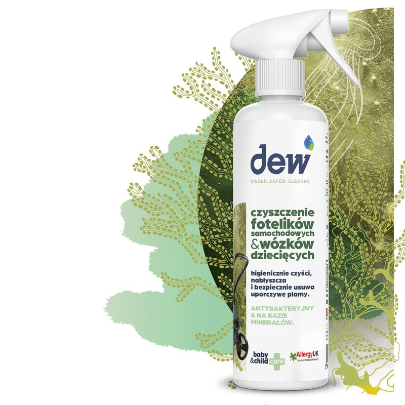 Środek do czyszczenia fotelików samochodowych i wózków 500ml dew