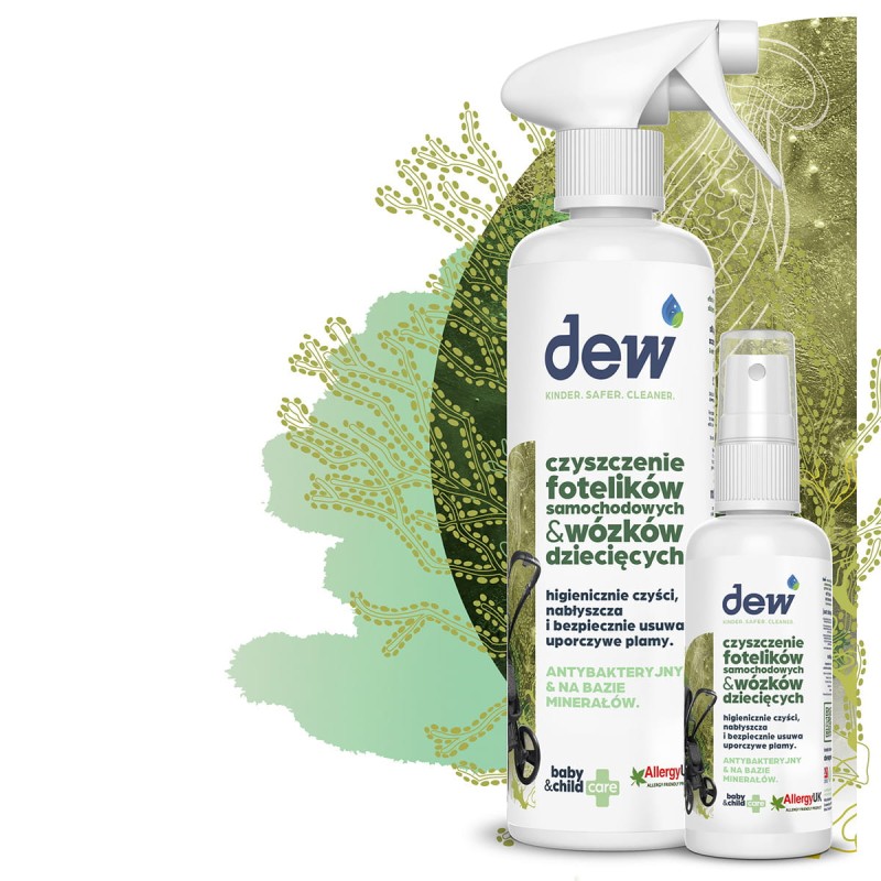 Środek do czyszczenia fotelików samochodowych i wózków 65 ml dew