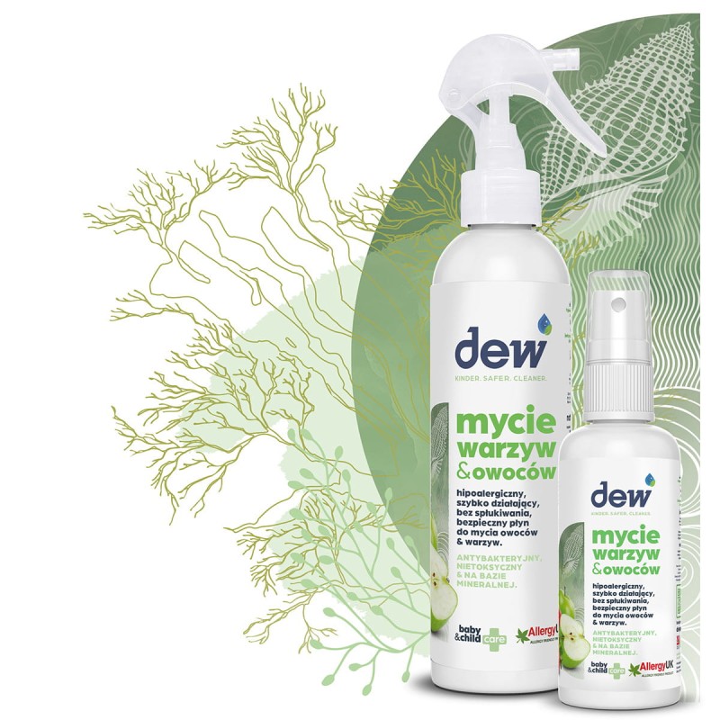 Środek do mycia warzyw i owoców 65 ml dew