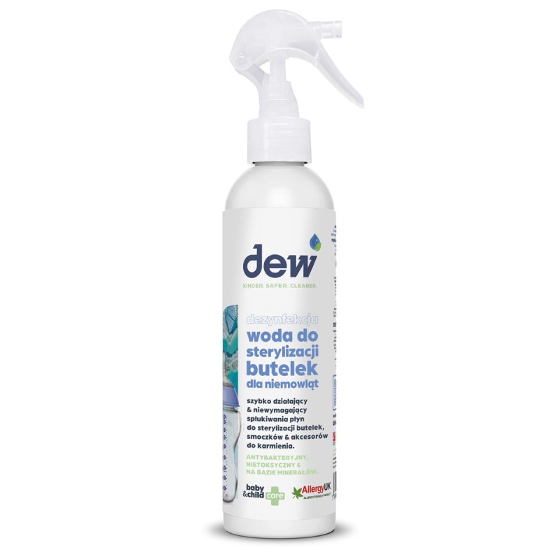 Dezynfekująca woda do sterylizacji butelek dla niemowląt 250 ml dew