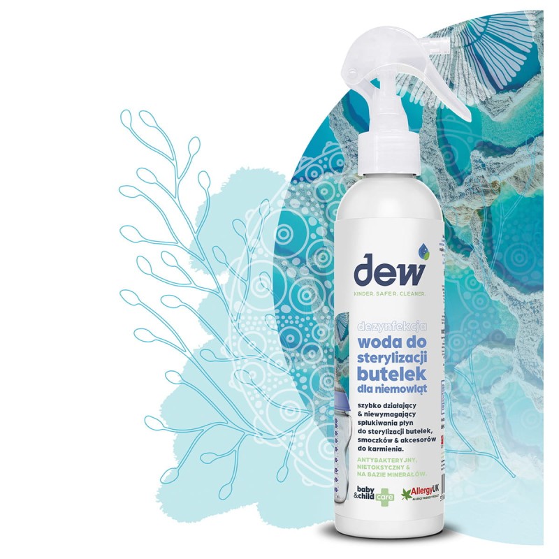 Dezynfekująca woda do sterylizacji butelek dla niemowląt 250 ml dew