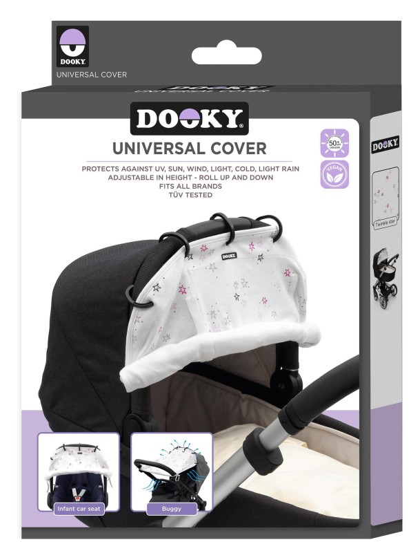 Uniwersalna osłonka do wózka i fotelika Twinkle Star Dooky