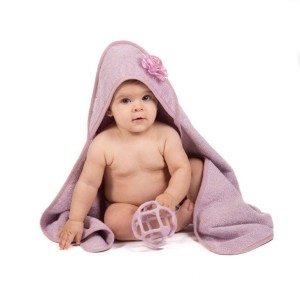 Ręcznik kąpielowy Eco organic Flower pink Bo Jungle