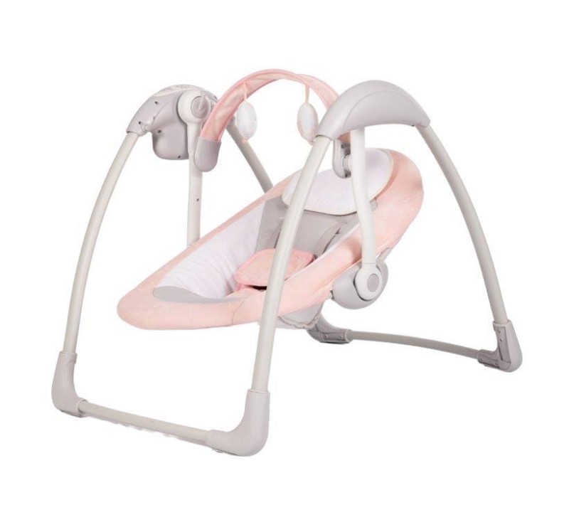 Huśtawka bujaczek Swing Dolphy pink grey Bo Jungle