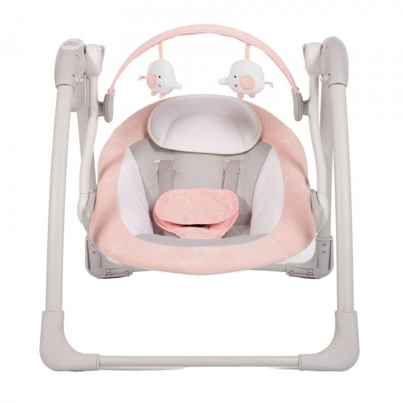 Huśtawka bujaczek Swing Dolphy pink grey Bo Jungle