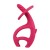 Gryzak silikonowy słoń Dancing Elephant Dark Pink Mombella 002.jpg