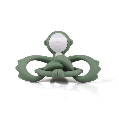 Gryzak zabawka małpka Light Green 002.jpg