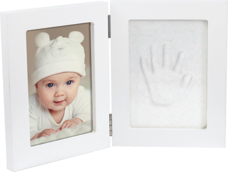 Odcisk bobasa, podwójna ramka i MEMORY BOX Dooky