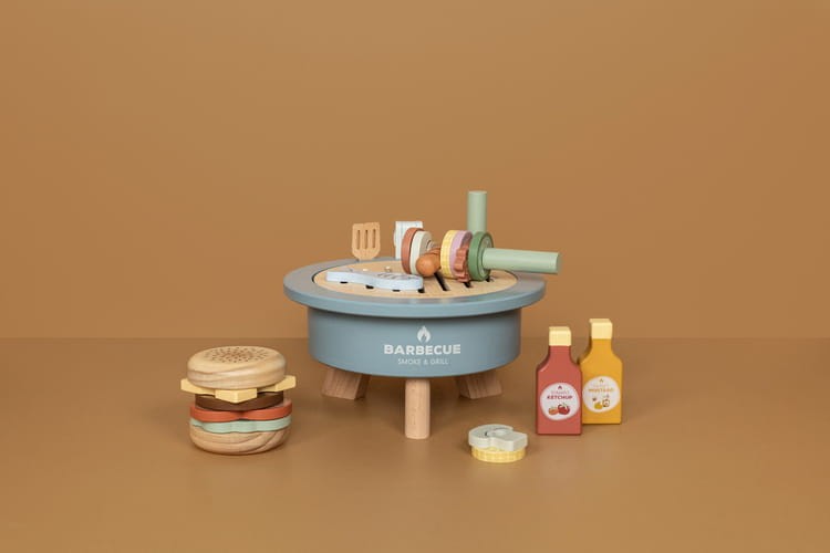 Zestaw Grill drewniany FSC Little Dutch