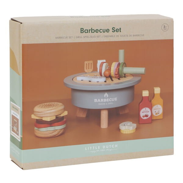 Zestaw Grill drewniany FSC Little Dutch