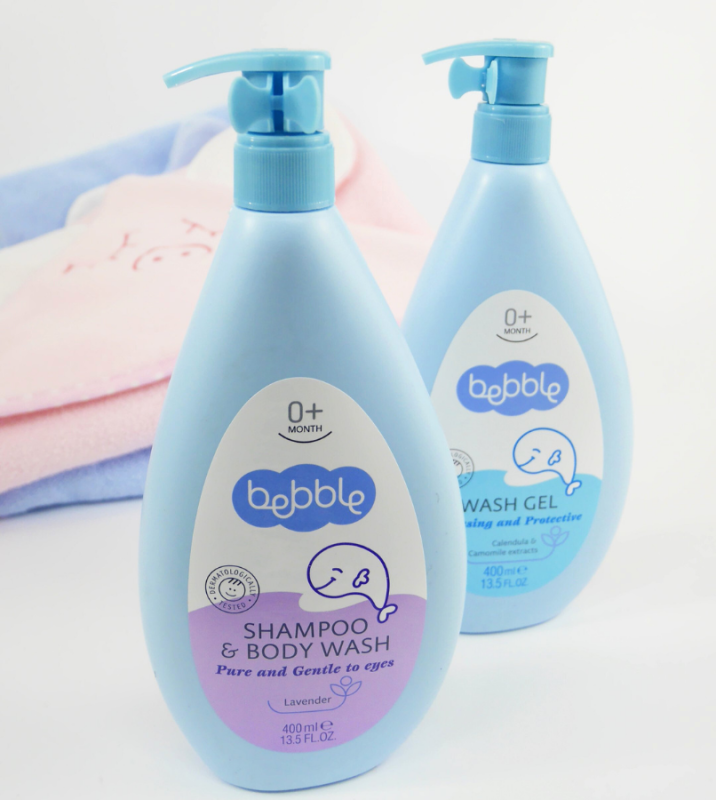 Szampon i żel do mycia ciała dla niemowląt 400 ml Bebble
