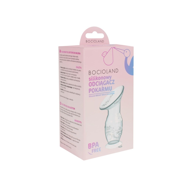 Kolektor silikonowy odciągacz do mleka Bocioland