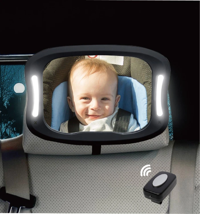 Lusterko do obserwacji dziecka z LED i pilotem Titanium Baby