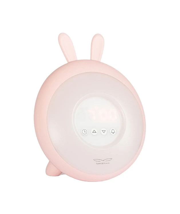 Królik Lampka Budząca Światłem Różowa Rabbit & Friends