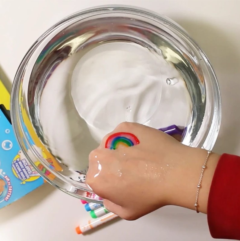 Zestaw tatuaży do wody + flamastry Zimpli Kids