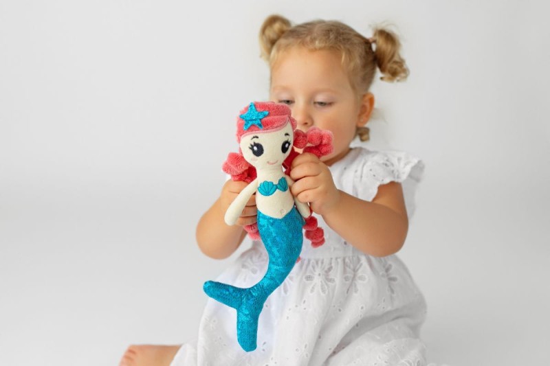 Syrenka Emma lalka szmacianka przytulanka Mom's Care