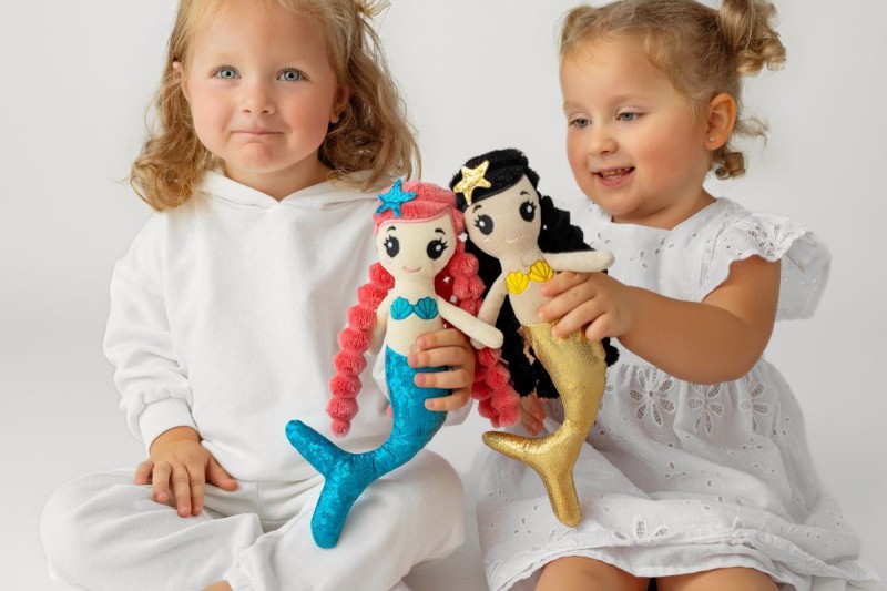 Syrenka Emma lalka szmacianka przytulanka Mom's Care