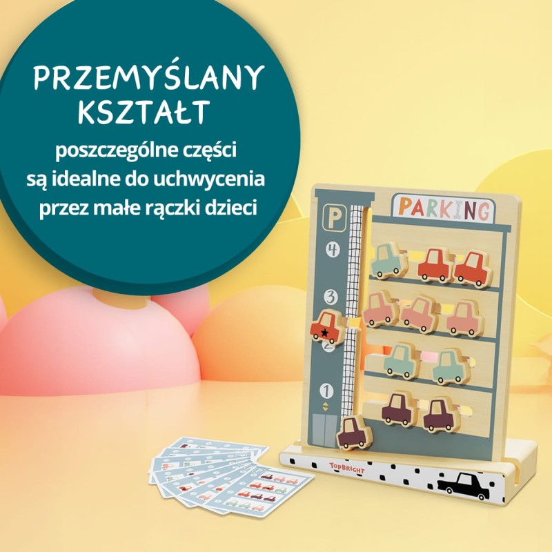 Układanka logiczna dla dzieci Parking 36m+ TOPBRIGHT