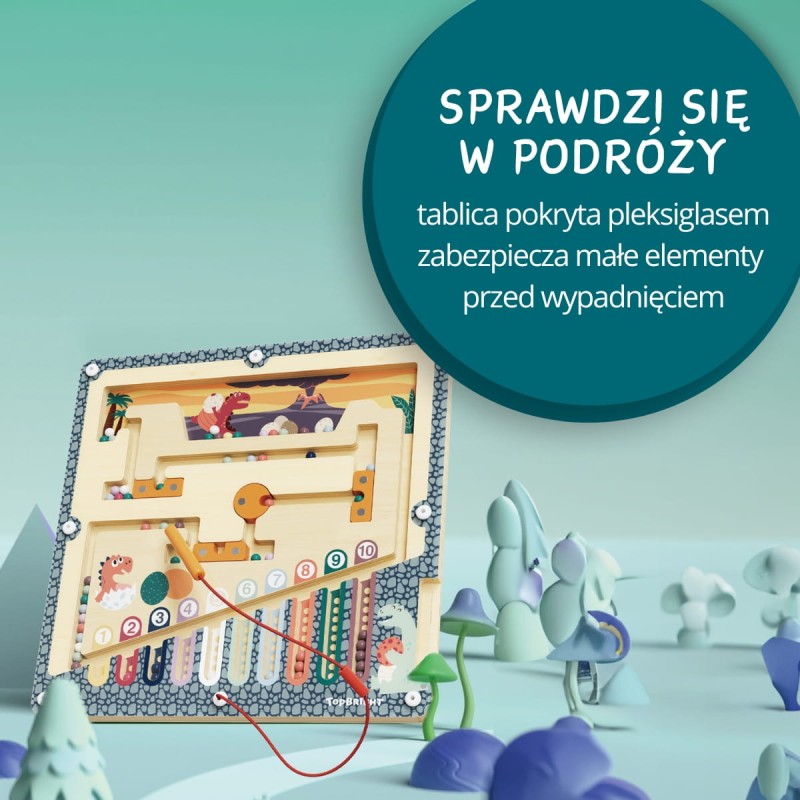 Labirynt magnetyczny Jaja dinozaura 36m+ TOPBRIGHT
