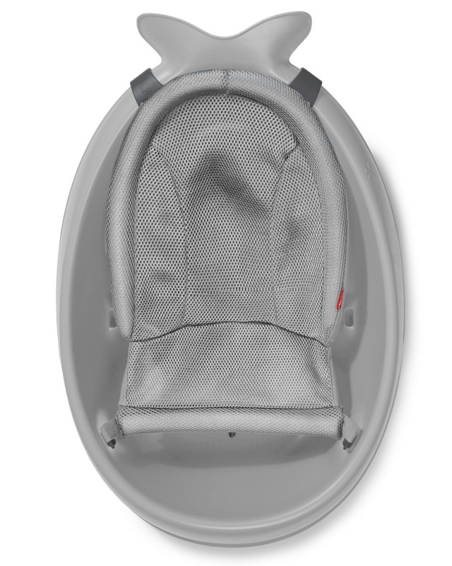 Wanienka 3-etapowa Wieloryb Moby Smart Sling™ Grey Skip Hop