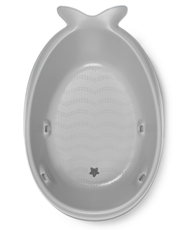 Wanienka 3-etapowa Wieloryb Moby Smart Sling™ Grey Skip Hop