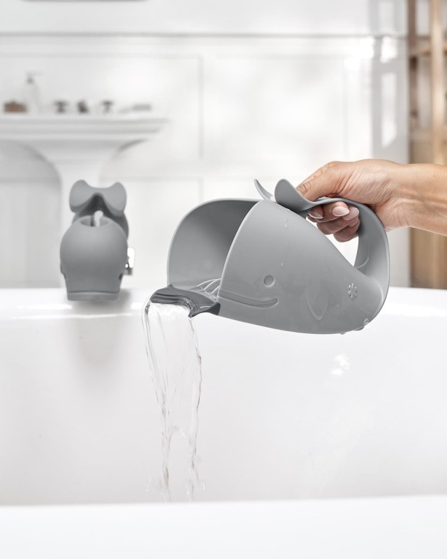 Kubek do Mycia Głowy Wieloryb Moby Grey Skip Hop