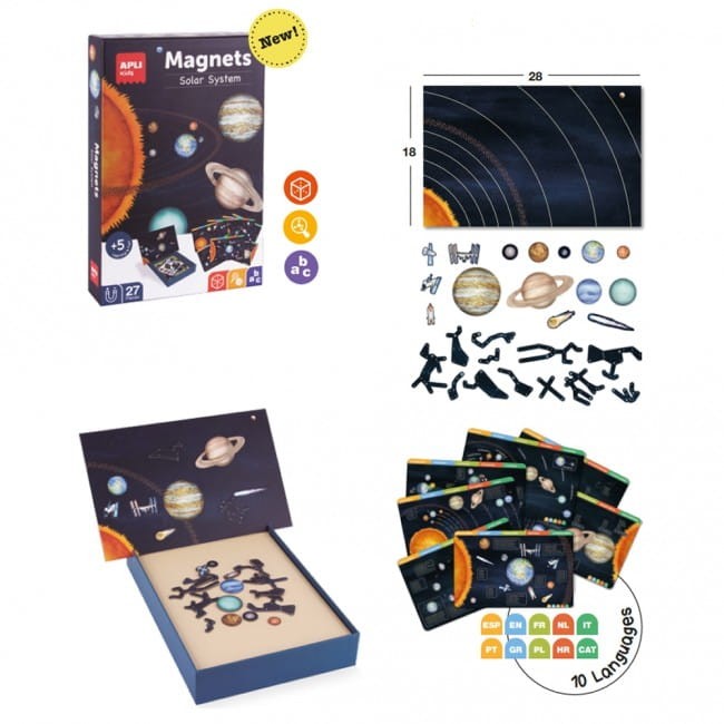 Magnetyczna układanka Układ Słoneczny Kosmos Apli Kids
