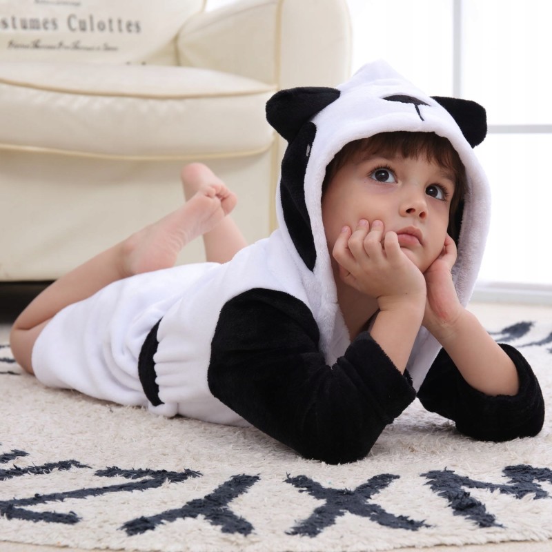 Szlafrok dziecięcy 120 M Panda Spod Igły i Nitki